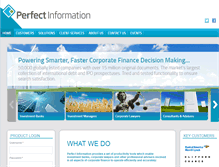 Tablet Screenshot of perfectinfo.com